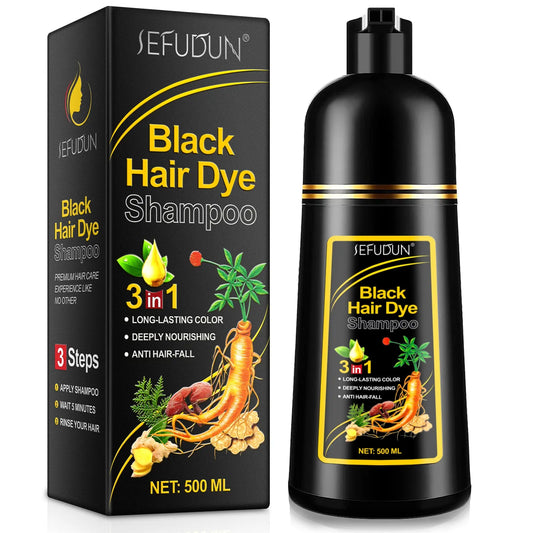 Sefudun 3-In-1 Hair Dye Shampoo, Multifunction Hair Care for Vibrant Color, Easy-To-Use Hair Treatment, Hair Coloring, Haircare