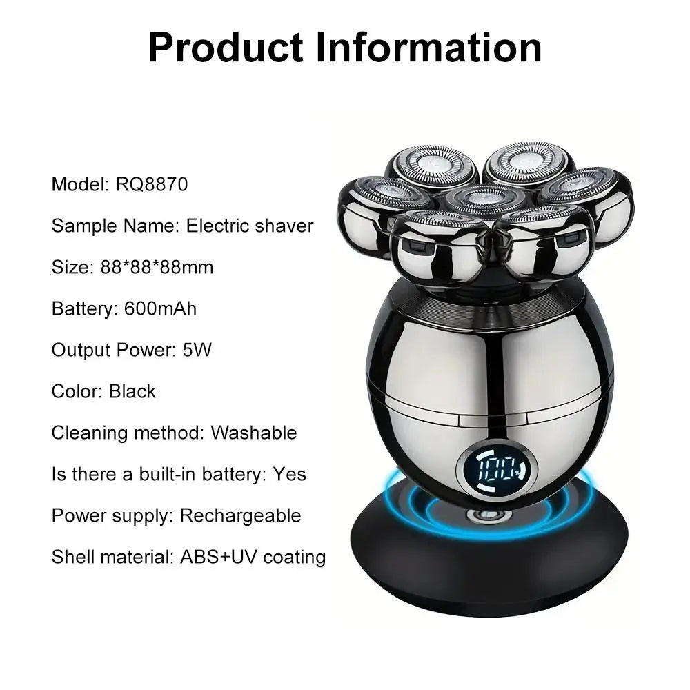 Multifunctional Hair Clipper Set, Electric Hair Trimmer with Multipurpose Replacement Head, Professional Hair Clipper Set for Men, Clippers for Men Trimmers for Men